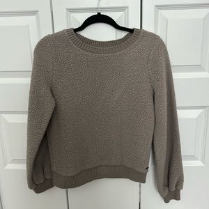 Abercrombie & Fitch Sherpa Crewneck